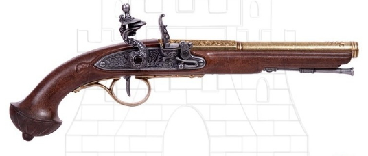 Flintlock pistol XVIII century