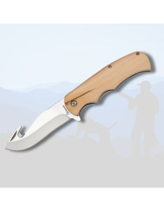 Skinner Albainox Knife, natural wood (20.20 cm.)