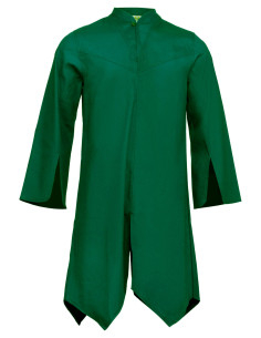 Long medieval tunic model Arantir, green color