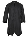 Long medieval tunic model Arantir, black color
