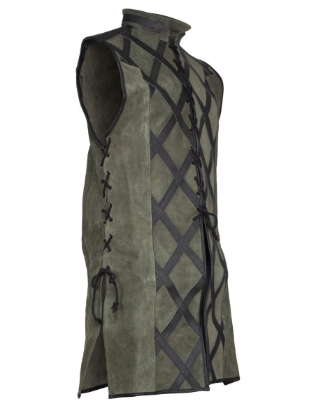 Medieval vest Cahir - green Medieval vest Cahir - green