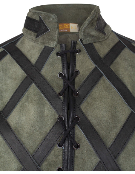 Medieval vest Cahir - green Medieval vest Cahir - green