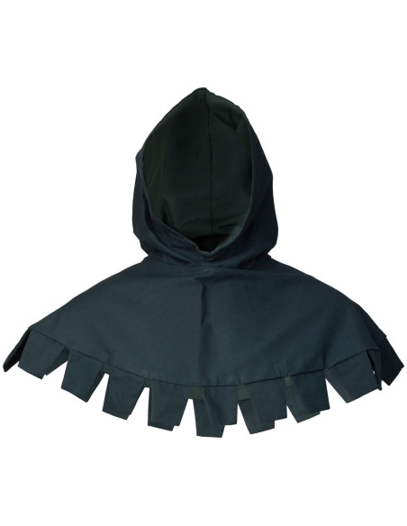 Medieval canvas hooded cloak model... Medieval canvas hooded cloak model...