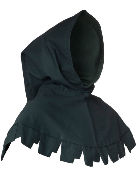 Medieval canvas hooded cloak model... Medieval canvas hooded cloak model...