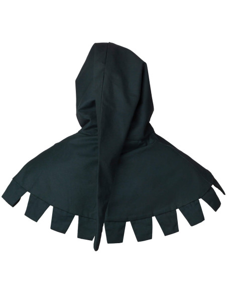 Medieval canvas hooded cloak model... Medieval canvas hooded cloak model...
