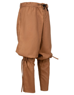 Viking fabric pants model Gunnar, light brown