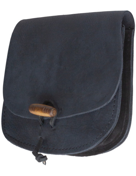 Medieval leather hip bag model...