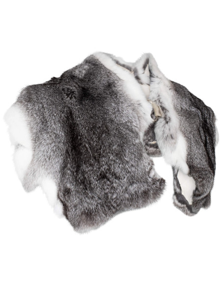 Leather shoulder cover, Chinchilla model