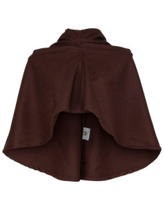 Medieval wool hood model Benson, brown color 2