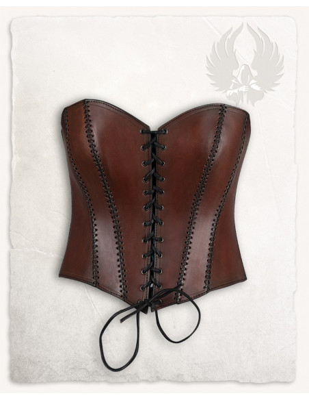 Medieval leather bustier model...