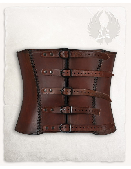 Medieval leather bustier model...