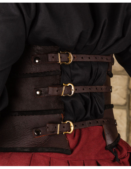 Medieval leather bustier model...