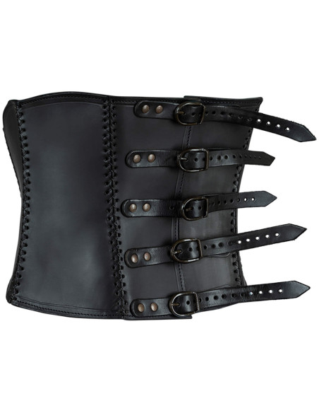 Medieval leather bustier model Dunja,...