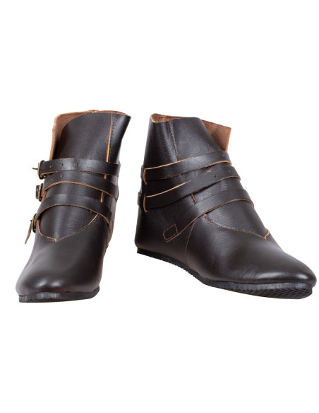 Medieval leather ankle boots, Raimund...