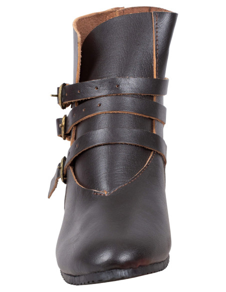 Medieval leather ankle boots, Raimund...