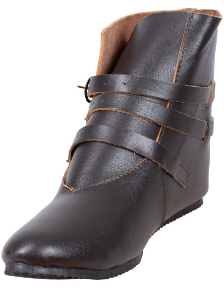 Medieval leather ankle boots, Raimund...
