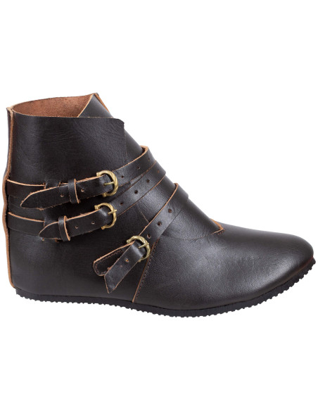 Medieval leather ankle boots, Raimund...