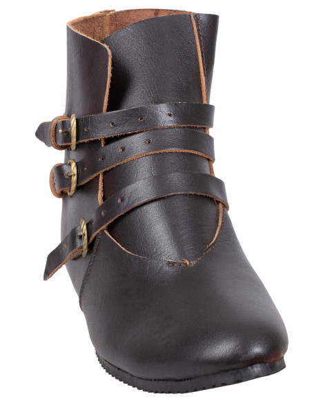 Medieval leather ankle boots, Raimund...