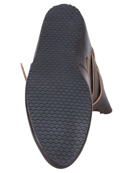Medieval leather ankle boots, Raimund...