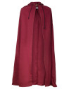 Medieval cotton cloak model Aaron, burgundy color