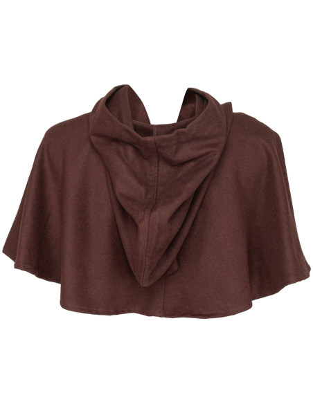 Medieval wool hooded cloak model...