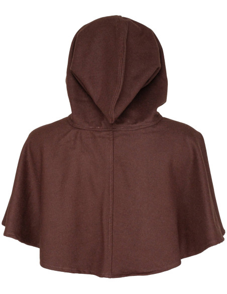 Medieval wool hooded cloak model...