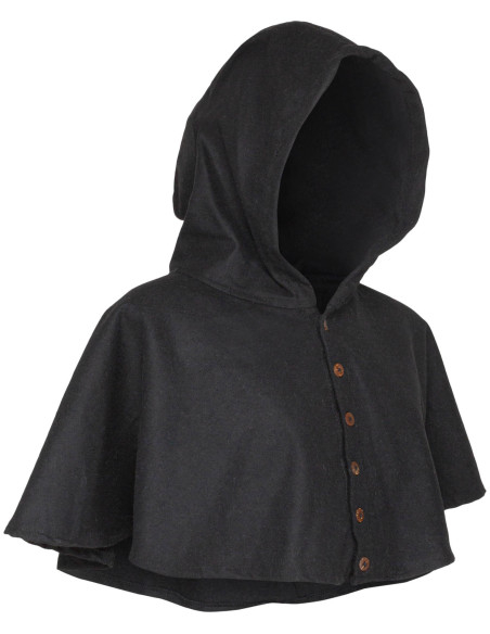 Medieval wool hoodie model Notker,...