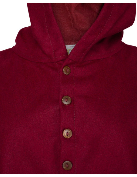 Medieval wool cloak model Notker,...