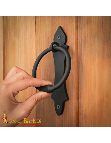 Medieval hand-forged door knocker Medieval hand-forged door knocker