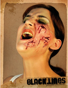 burnt and cut face makeup