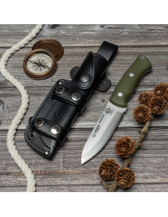 Bushcrafter Knife brand Cudeman, model 206-GV with...