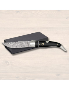 Albainox Brand Dagger Knife Model Teja, Damascus Blade