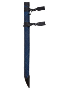 Leather sheath for sword model Dante, blue color