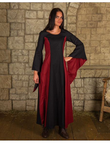 Medieval dress in cotton, model Stella