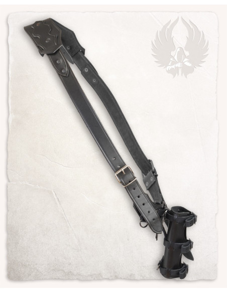 Leather holster belt model Castagir,...