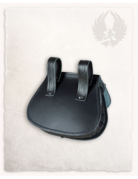 Medieval leather bag model Julius,...