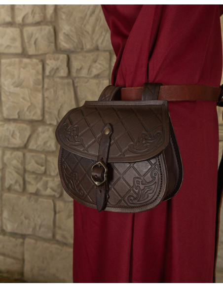 Medieval leather bag model Julius,... Medieval leather bag model Julius,...