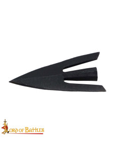 Set of 3 swallowtail arrow tips (6 cm.)
