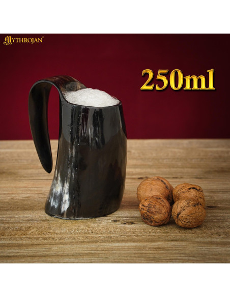 Set of 2 horn mugs for drinking (250...