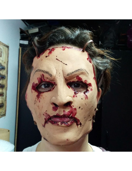 Elven mask with blood