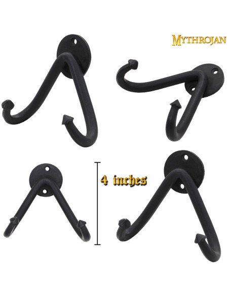 Steel wall mount for swords,...