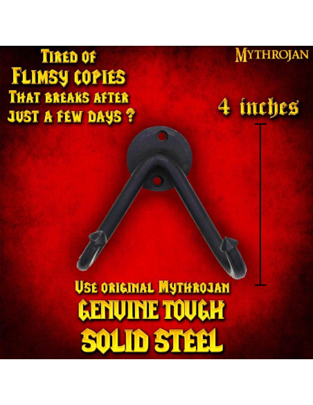 Steel wall mount for swords,...