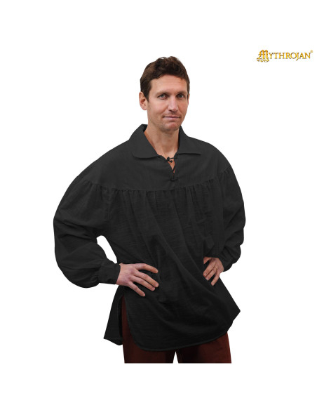 Medieval cotton shirt model Poet,...