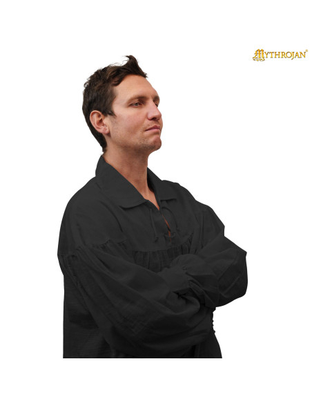 Medieval cotton shirt model Poet,...