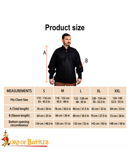 Classic or Renaissance pirate shirt,...