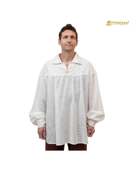 Medieval cotton shirt model Poet,...