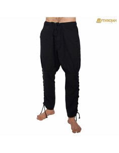 Viking cotton pants model Bjoan, black color