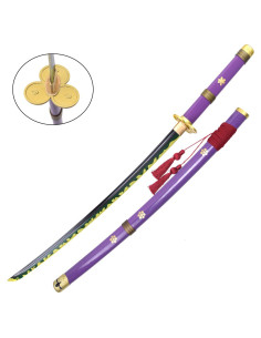 Decorative unofficial handmade Enma purple Zoro sword -...