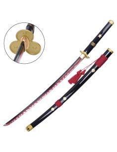 Decorative unofficial handmade Enma black katana of Zoro...