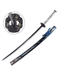 Decorative unofficial Blu Sakai Katana - Ghost of Tsushima
